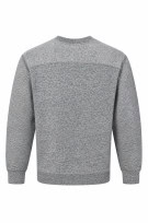 DIESEL SWEATSHIRT MINIMAL GREY MENS PRE OWNED