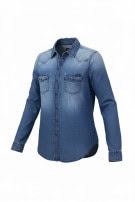 DIESEL CAMICIA DENIM CLASSIC WASHED BLUE DONNA PRE OWNED M