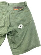 DIESEL DENIM SHORTS WASHED OLIVE MENS PRE OWNED S