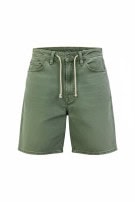 DIESEL DENIM SHORTS WASHED OLIVE MENS PRE OWNED S