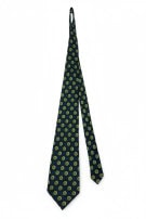 DIOR TIE RETRO BROWN BLUE MENS PRE OWNED
