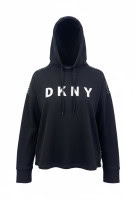 DKNY SPORT HOODIE SPORTSWEAR ΜΑΥΡΟ ΓΥΝΑΙΚΕΙΟ PRE OWNED S
