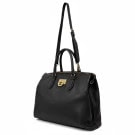 DKNY HANDBAG MINIMAL BLACK WOMENS PRE OWNED