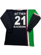 DOBSONS RUGBY SHIRT RETRO BLACK MENS PRE OWNED S