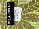 DOC & AMELIA HAWAIIAN SHIRT LEAF PRINT OLIVE GREEN MEN PRE OWNED 2XL
