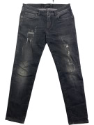 Dolce & Gabbana Jeans Distressed Vintage Logo Grey Men’s S