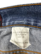 Dolce & Gabbana Τζιν Παντελόνι Vintage & Logo Μπλε Ανδρικό M