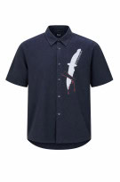 DOLCE GABBANA GRAPHIC SHIRT STREETWEAR NAVY ΑΝΤΡΙΚΟ PRE OWNED XL