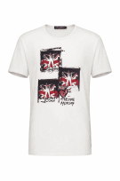DOLCE GABBANA GRAPHIC TEE WHITE ΑΝΔΡΙΚΟ PRE OWNED S