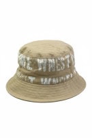 DOLCE GABBANA ΚΑΠΕΛΟ BUCKET GRAPHIC BEIGE UNISEX PRE OWNED L