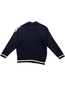 DOLCE GABBANA KNIT ZIP CARDIGAN SPORTSWEAR NAVY MENS PRE OWNED M