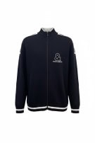 DOLCE GABBANA KNIT ZIP CARDIGAN SPORTSWEAR NAVY MENS PRE OWNED M