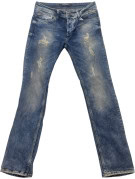 DOLCE GABBANA JEANS DISTRESSED WASHED BLU UOMO PRE OWNED M