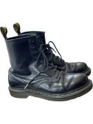 DR. MARTENS Δερμάτινα Μποτάκια Μαύρα 8 Τρύπες Unisex 38