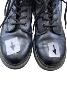 DR. MARTENS Δερμάτινα Μποτάκια Μαύρα 8 Τρύπες Unisex 38