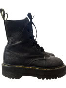 DR MARTENS ΜΠΟΤΑΚΙΑ PLATFORM GRAPHIC ΜΑΥΡΟ ΓΥΝΑΙΚΕΙΟ PRE OWNED EU38