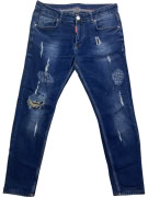 Dsquared Jeans Distressed Vintage Logo Blue Men’s M