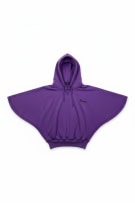 DSQUARED2 felpa poncho vintage con logo viola da donna M