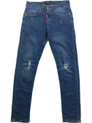 Dsquared2 Παντελόνι Jean Distressed Slim Μπλε Γυναικείο S