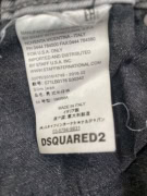 DSQUARED2 Τζιν Παντελόνι CASUAL με Σκισίματα & Λογότυπο Γκρι UNISEX M