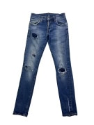 DSQUARED2 Τζιν Παντελόνι DISTRESSED με Σκισίματα & ICON Patch Μπλε UNISEX S