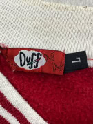 DUFF COLLEGE VARSITY JACKET LOGO ROSSO UNISEX L