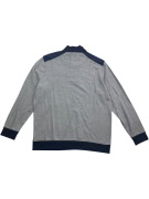 DUNMORE Felpa Henley Casual con logo grigia da uomo XXL