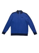 DUNMORE Μπλούζα Henley Casual Λογότυπο Κέντημα Μπλε Ανδρική L