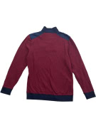 DUNMORE Polo casual con logo bordeaux da uomo M