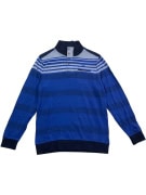 DUNMORE Striped Polo Shirt Casual Logo Blue Men’s L