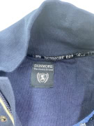 Dunmore Striped Sweatshirt Casual Button Collar Blue/Grey Men’s XXL