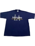 DYNASTY T-SHIRT LOS ANGELES LOGO OVERSIZED BLUE UNISEX XXL