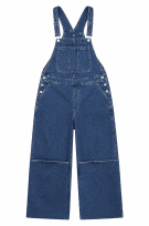 GAP DENIM OVERALL WIDE LEG BLUE WOMEN PRE OWNED L