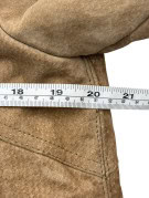 EAST BODY SHEARLING COAT VINTAGE BEIGE WOMENS PRE OWNED M