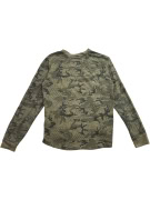 ECKO UNLTD. ΜΠΛΟΥΖΑ ΜΑΚΡΥΜΑΝΙΚΗ WAFFLE KNIT CAMO KHAKI UNISEX L