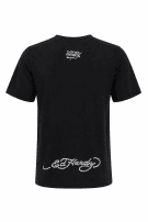 ED HARDY GRAPHIC TEE BLACK MEN PRE OWNED M