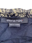 ELENA MIRO ΦΟΥΣΤΑ FLORAL ΜΑΥΡΗ ΚΙΤΡΙΝΗ ΓΥΝΑΙΚΕΙΑ XL