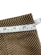 ELENA MIRO GONNA VINTAGE A SPINA DI PESCE MARRONE DA DONNA XL