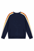 ELLESSE CREWNECK RETRO NAVY MEN PRE OWNED S