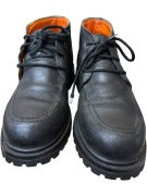 ELLESSE OUTDOOR LEATHER BOOTS VINTAGE EMBOSSED LOGO ΜΑΥΡΟ ΑΝΔΡΙΚΟ 41