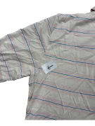 ELLESSE Polo Shirt Ριγέ Vintage Logo Λευκό/Ροζ Ανδρικό S