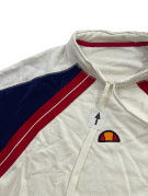 ELLESSE TRACK JACKET RETRO WHITE MALE PRE OWNED M