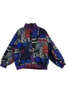 Emaroo Track Jacket 90s Multicolor Pattern Unisex M