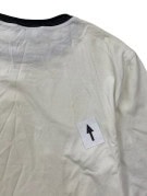 EMPORIO ARMANI MAGLIA A MANICHE LUNGHE MINIMAL OFF WHITE UNISEX PRE OWNED L