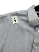 EMPORIO ARMANI ΠΟΥΚΑΜΙΣΟ MINIMAL ΑΝΟΙΧΤΟ ΜΠΛΕ ΑΝΤΡΙΚΟ PRE OWNED L