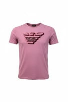 EMPORIO ARMANI T SHIRT GRAPHIC ΡΟΖ ΑΝΤΡΙΚΟ PRE OWNED S