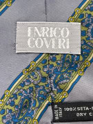 ENRICO COVERI ΓΡΑΒΑΤΑ RETRO ΓΚΡΙ ΑΝΤΡΙΚΟ PRE OWNED