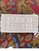 ENRICO COVERI ΓΡΑΒΑΤΑ VINTAGE PAISLEY ΜΠΟΡΝΤΟ NAVY ΑΝΤΡΙΚΗ PRE OWNED