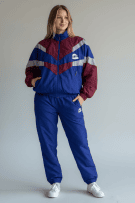 Erbacher Tracksuit Set Vintage Logo Multicolor Blue Women’s L