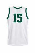 90s ERREA BASKETBALL JERSEY CLASSIC WHITE GREEN MEN PRE OWNED XXL